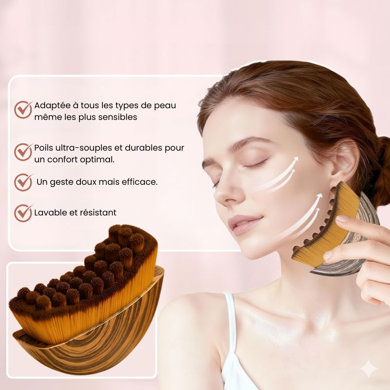 Brosse  Lymphatique pour Visage